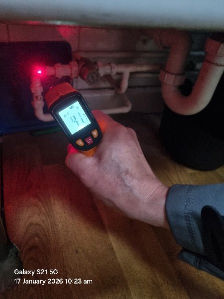 Legionella risk assessment being carried out in a Doncaster property to ensure landlord and business water safety compliance